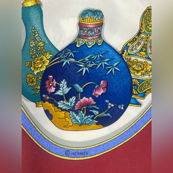 Hermes Vintage Scarf Carre 90”Qu’Importe Le Falcon” - Picture 16 of 16